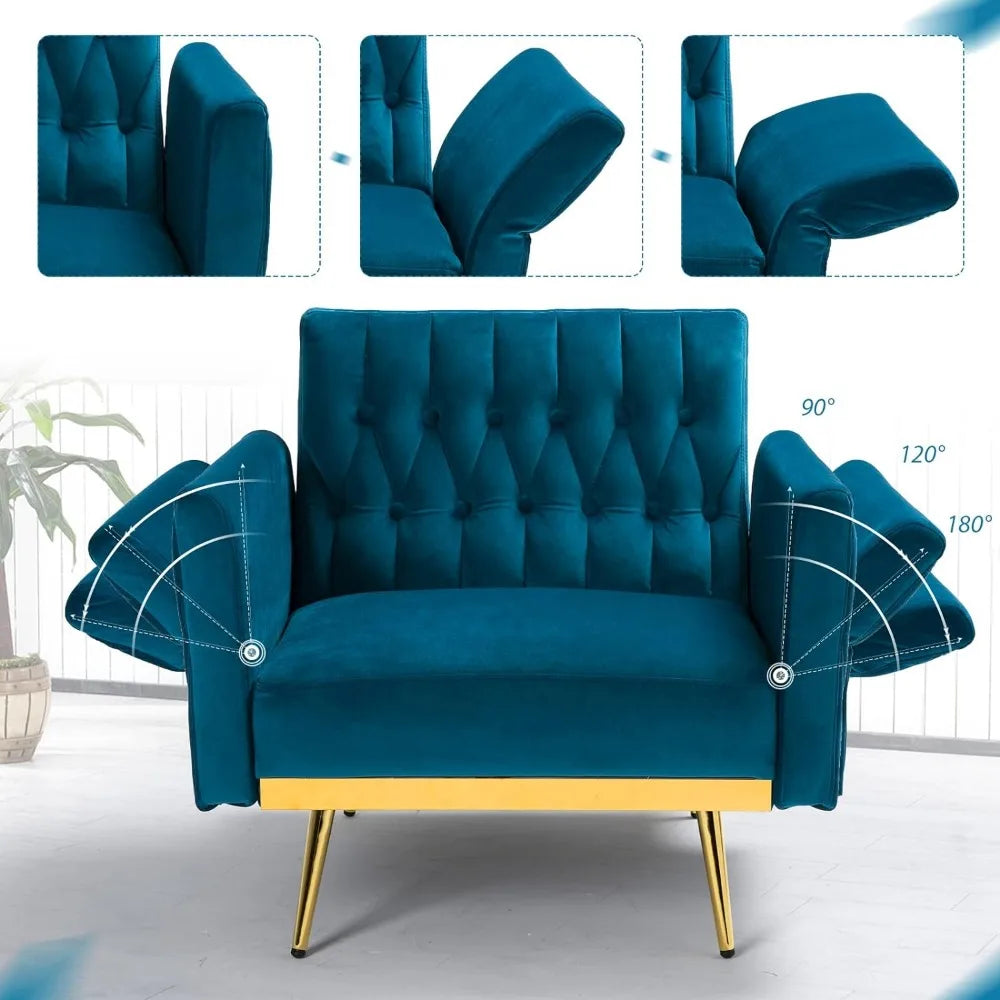 Velvet Accent Chair