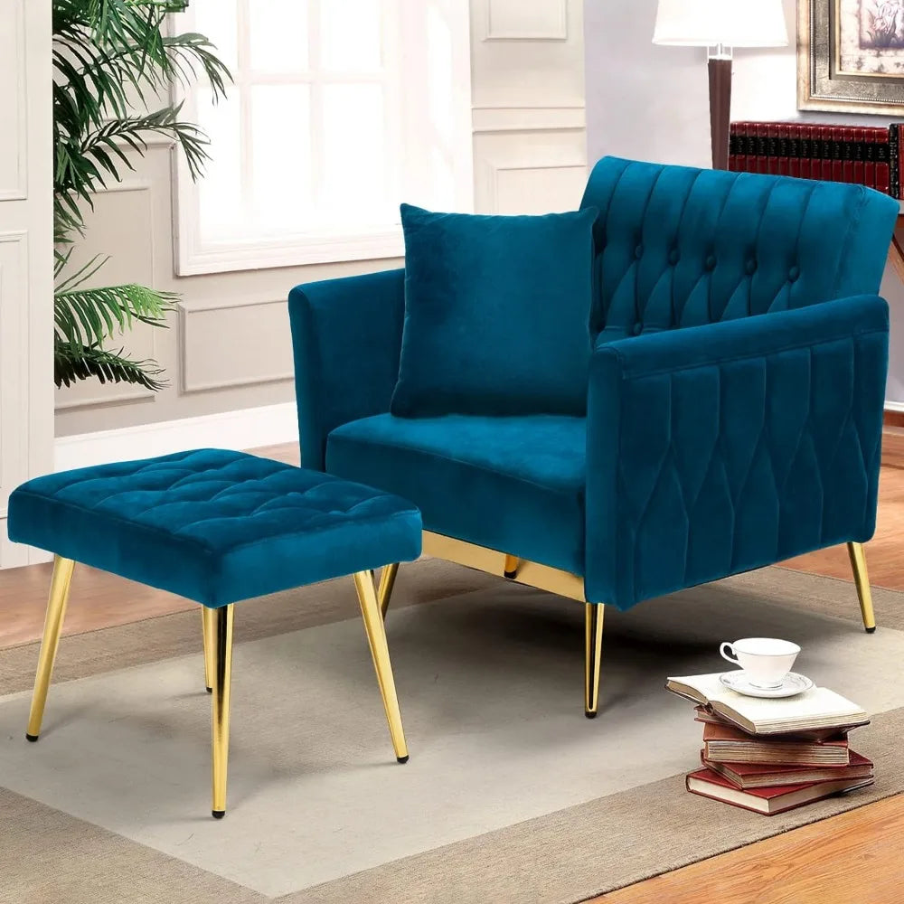 Velvet Accent Chair