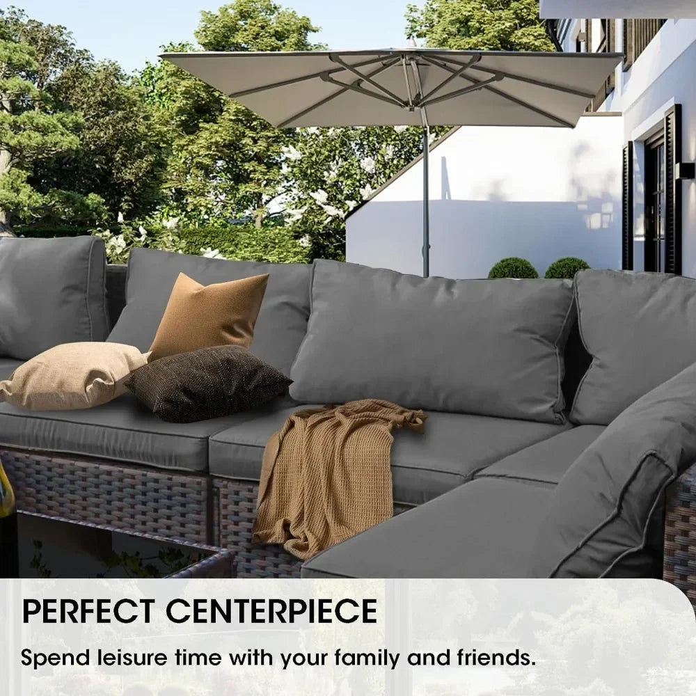 Patio Furniture Set 7 Pieces