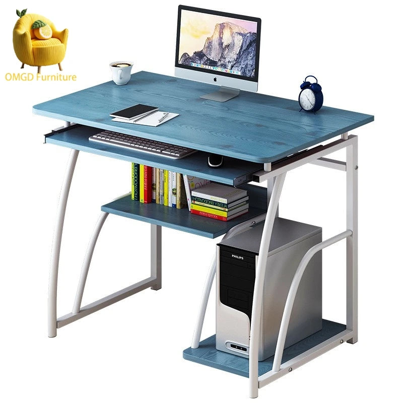 OMGD Computer Desk Simple Study Desk Home Simple Writing Office SubHome Camping