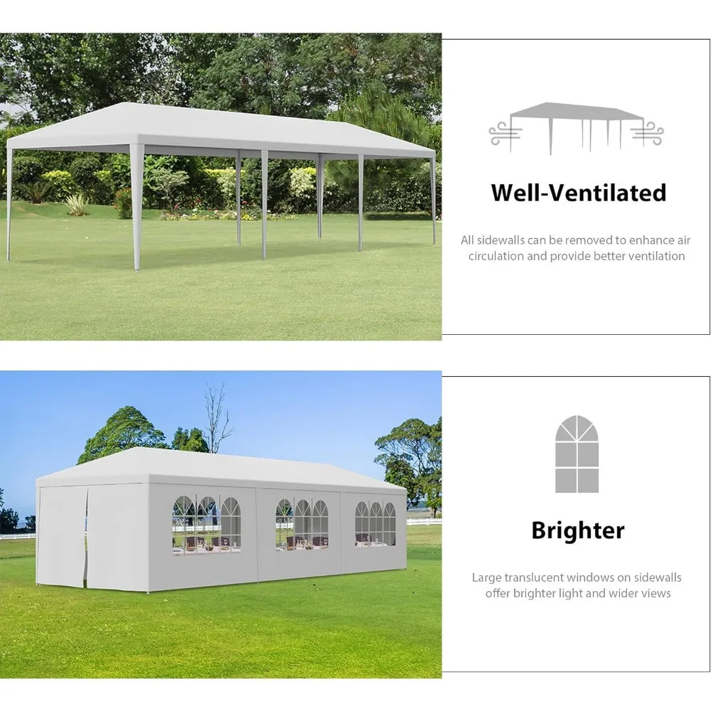 10'x30' Outdoor Canopy Tent Patio Camping Gazebo