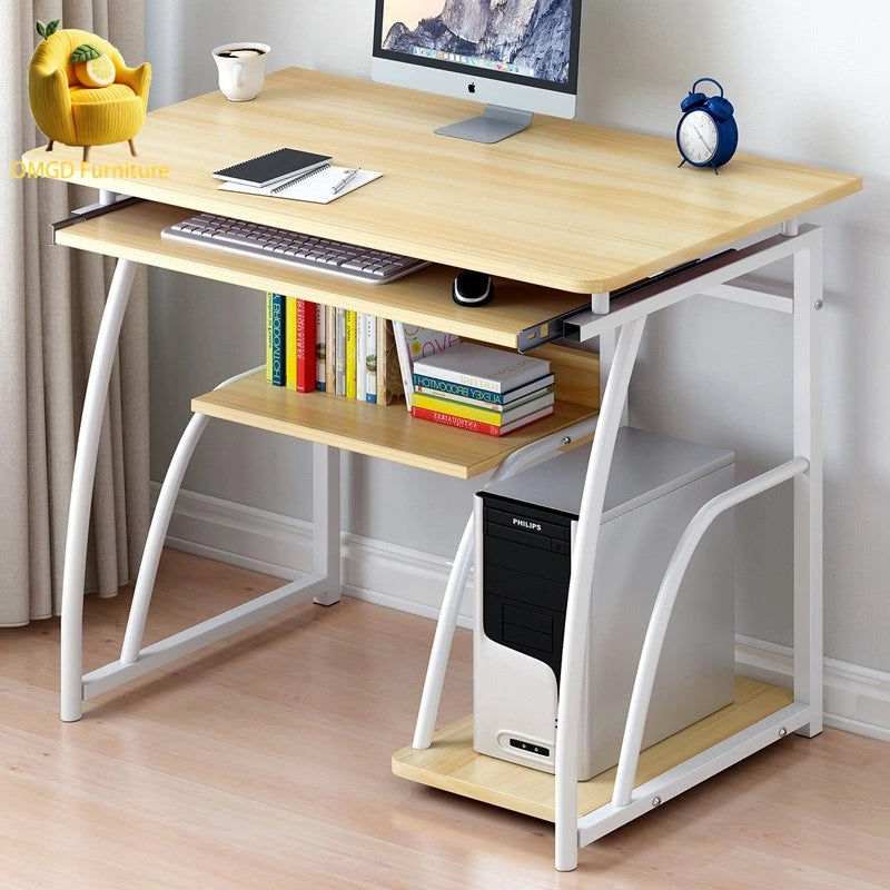 OMGD Computer Desk Simple Study Desk Home Simple Writing Office SubHome Camping