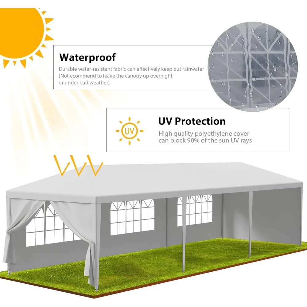 10'x30' Outdoor Canopy Tent Patio Camping Gazebo