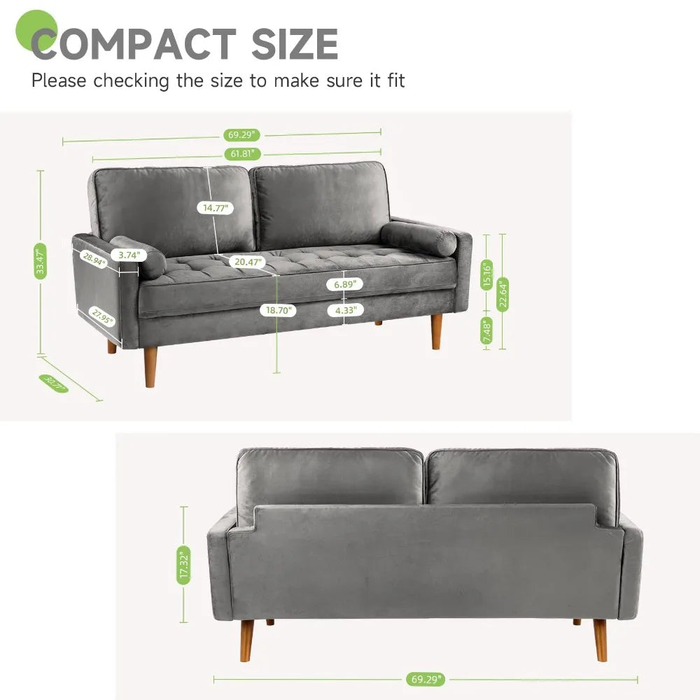 58 inch Loveseat Sofa,