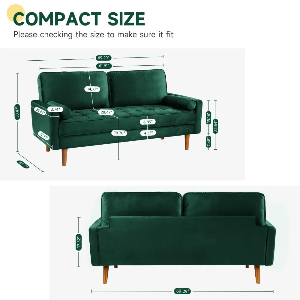 58 inch Loveseat Sofa,